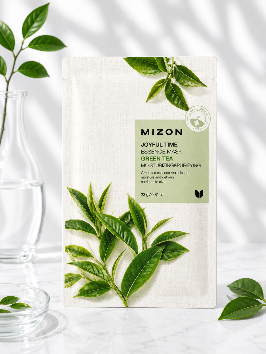 Mizon Joyful Time Essence Mask – Green Tea